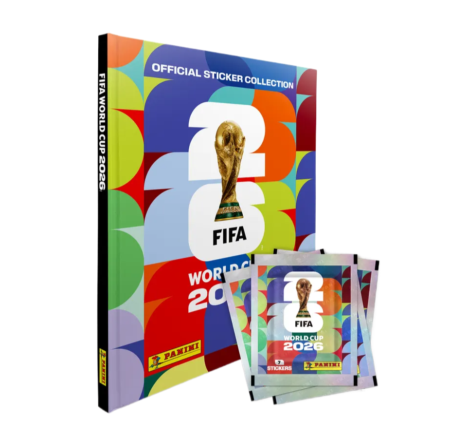 Combo Álbum Tapa Dura más 50 sobres FIFA 2026