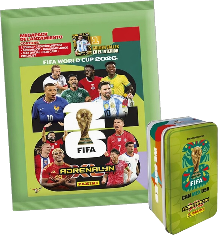 Combo Megapack + Mini Adrenalyn XL FIFA 2026