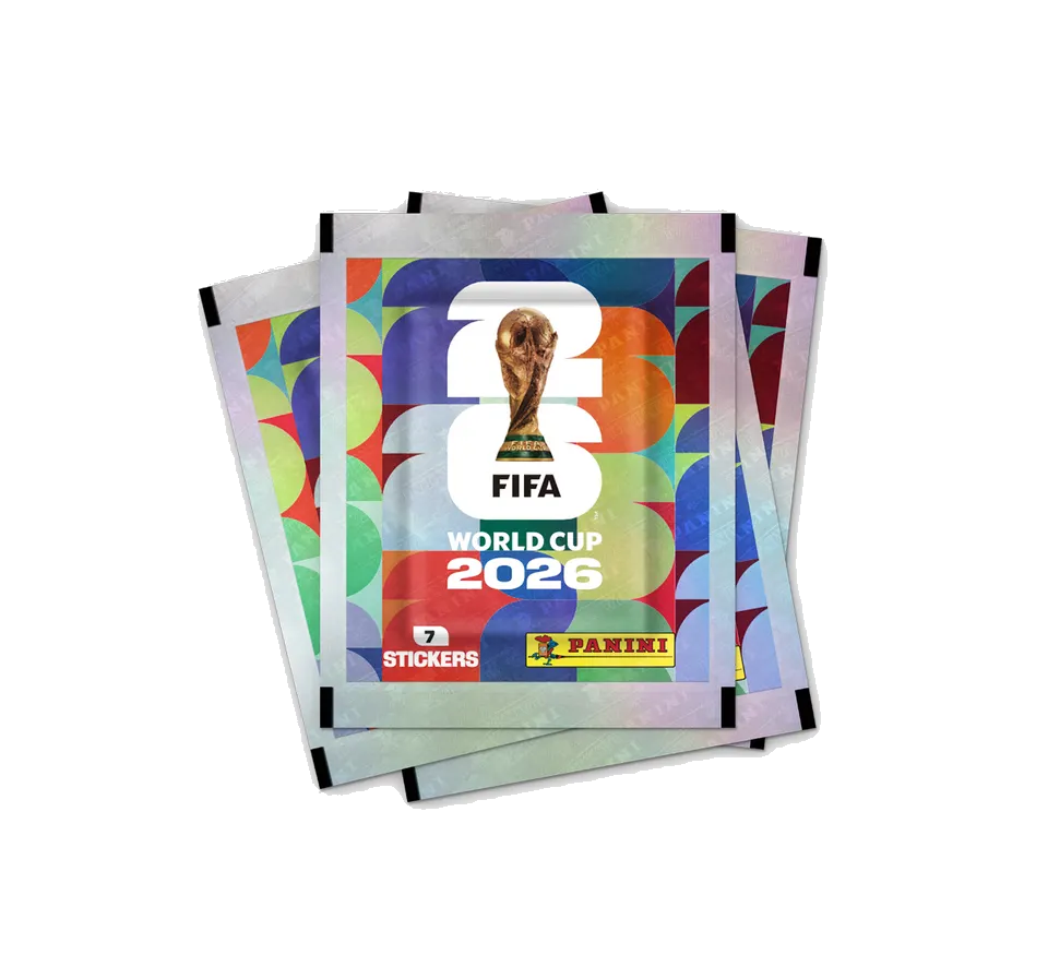 25 sobres oficiales FIFA World Cup 2026